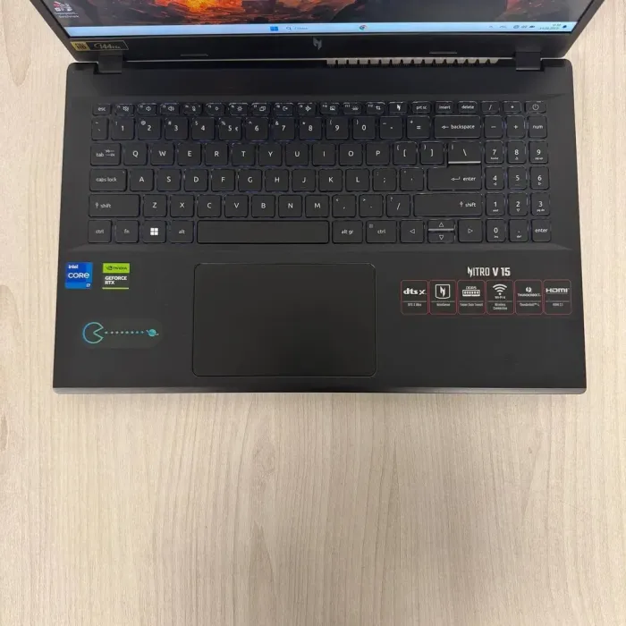 Ігровий ноутбук Acer Nitro V15 ANV15-51 / 15.6" (1920x1080) IPS / Intel Core i7-13620H (10 (16) ядер по 2.4 - 4.9 GHz) / 16 GB DDR5 / 512 GB SSD NVMe / nVidia GeForce RTX 4060, 8 GB GDDR6, 128-bit / WebCam б/в - зображення 7
