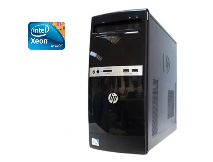 ПК HP Compaq 500B Tower / Intel Xeon X3330 (4 ядра по 2.66 GHz) / 4 GB DDR3 / 500 GB HDD / Intel HD GMA X4500 / DVD-RW б/в - зображення 1