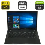 Ноутбук Acer Aspire V3-772G / 17.3" (1920x1080) TN / Intel Core i7-4702MQ (4 (8) ядра по 2.2 - 3.2 GHz) / 16 GB DDR3 / 60 GB SSD + 512 GB SSD + 1000 GB HDD / nVidia GeForce GT 750M, 2 GB GDDR5, 128-bit / WebCam / DVD-ROM б/в