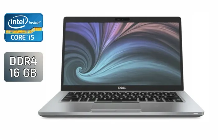 Ультрабук Dell Latitude 5410 / 14" (1920x1080) IPS / Intel Core i5-10310U (4 (8) ядра по 1.7 - 4.4 GHz) / 16 GB DDR4 / 512 GB SSD / Intel UHD Graphics / WebCam / Windows 10 б/в - зображення 1