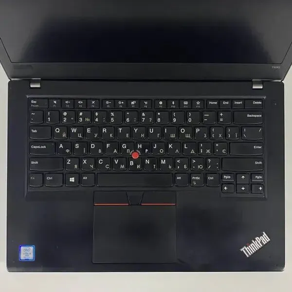 Ноутбук Б-клас Lenovo ThinkPad T480 / 14" (1920x1080) IPS / Intel Core i5-8350U (4 (8) ядра по 1.7 - 3.6 GHz) / 8 GB DDR4 / 128 GB SSD / Intel UHD Graphics 620 / WebCam / HDMI б/в - зображення 4