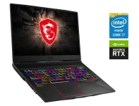 Ігровий ноутбук MSI GE75 Raider 9SE / 17.3" (1920x1080) IPS / Intel Core i7-8750H (6 (12) ядер по 2.2 - 4.1 GHz) / 16 GB DDR4 / 480 GB SSD / nVidia GeForce RTX 2060, 6 GB GDDR6, 192-bit / WebCam / Win 10 Home б/в