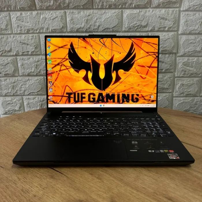 Ігровий ноутбук Asus TUF Gaming Advantage A16 FA617NS / 16" (1920x1200) IPS / AMD Ryzen 7 7735HS (8 (16) ядер по 3.2 - 4.75 GHz) / 16 GB DDR4 / 1000 GB SSD / AMD Radeon RX 7600S, 8 GB GDDR6, 128-bit / WebCam б/в - зображення 2