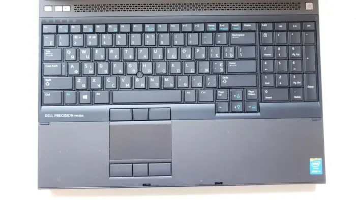 Мобільна робоча станція Dell Precision M4800 / 15.6" (1920x1080) IPS / Intel Core i7-4810MQ (4 (8) ядра по 2.8 - 3.8 GHz) / 16 GB DDR3 / 256 GB SSD + 750 GB HDD / nVidia Quadro K1100M, 2 GB GDDR5, 128-bit / WebCam б/в - зображення 3