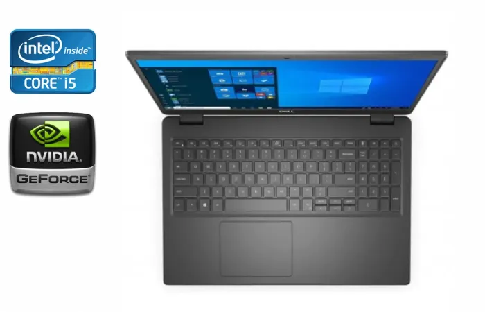 Ультрабук Dell Latitude 3520 / 15.6" (1920x1080) IPS / Intel Core i5-1135G7 (4 (8) ядра по 2.4 - 4.2 GHz) / 16 GB DDR4 / 256 GB SSD + 1000 GB HDD / nVidia GeForce MX350, 2 GB GDDR5, 64-bit / WebCam / Windows 10 б/в - зображення 1