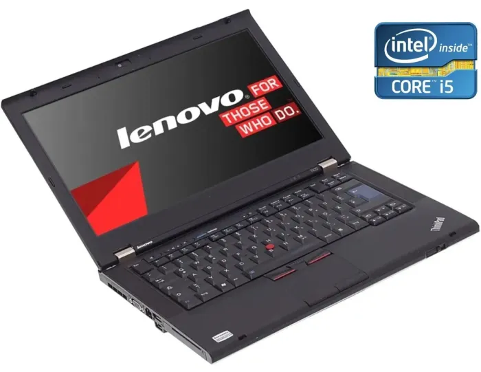 Ноутбук Б-клас Lenovo ThinkPad T420 / 14" (1366x768) TN / Intel Core i5-2520M (2 (4) ядра по 2.5 - 3.2 GHz) / 8 GB DDR3 / 120 GB SSD / Intel HD Graphics 3000 / WebCam / DVD-RW б/в - зображення 1