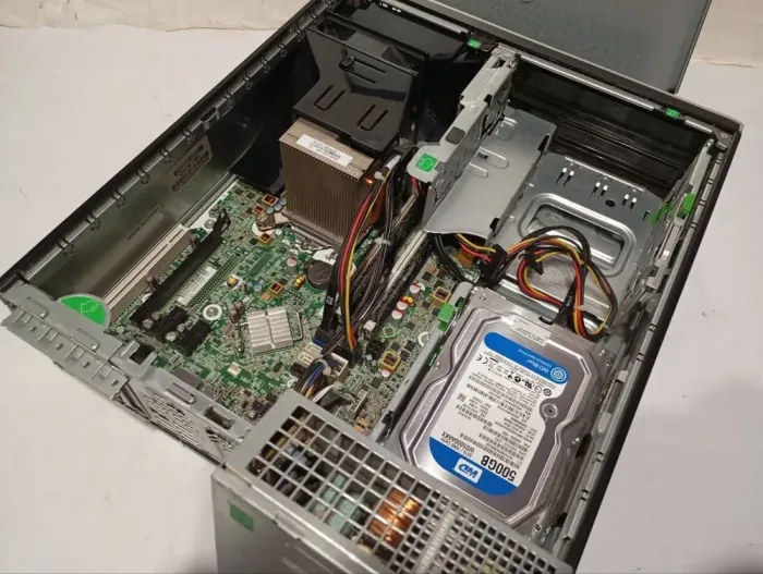 Комплект ПК: HP Compaq Pro 6300 SFF / Intel Core i5-3450 (4 ядра по 3.1 - 3.5 GHz) / 8 GB DDR3 / 500 GB HDD / Intel HD Graphics 2500 + Монітор Dell UltraSharp U2412M / 24" (1920x1200) IPS / 1x DP, 1x DVI, 1x VGA, 5x USB 2.0 / VESA 100x100 / Pivot б/в - зображення 6