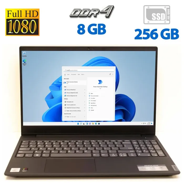 Ноутбук Б-класс Lenovo IdeaPad S340-15IIL / 15.6" TN / Core i7-1065G7 (4(8) ядер по 1.3-3.9 GHz) / 8GB DDR4 / 256GB SSD / Iris Plus Graphics / WebCam / HDMI б/в - зображення 1