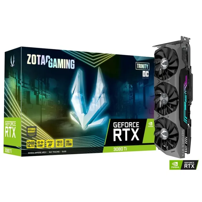Дискретна відеокарта nVidia GeForce RTX 3080 Ti, 12 GB GDDR6X, 384-bit / 1x HDMI, 3x DisplayPort - зображення 1