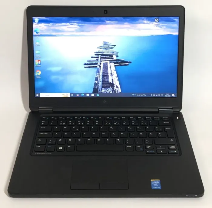 Ноутбук Dell Latitude E5450 / 14" (1366x768) TN / Intel Core i5-5200U (2 (4) ядра по 2.2 - 2.7 GHz) / 8 GB DDR3 / 500 GB HDD / Intel HD Graphics 5500 / WebCam / Win 10 Pro б/в - зображення 2