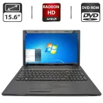 Ноутбук Lenovo G570 / 15.6" (1366x768) TN / Intel Core i3-2310M (2 (4) ядра по 2.1 GHz) / 8 GB DDR3 / 500 GB HDD / AMD Radeon HD 6370M, 1 GB GDDR3, 64-bit / WebCam / DVD-ROM б/в