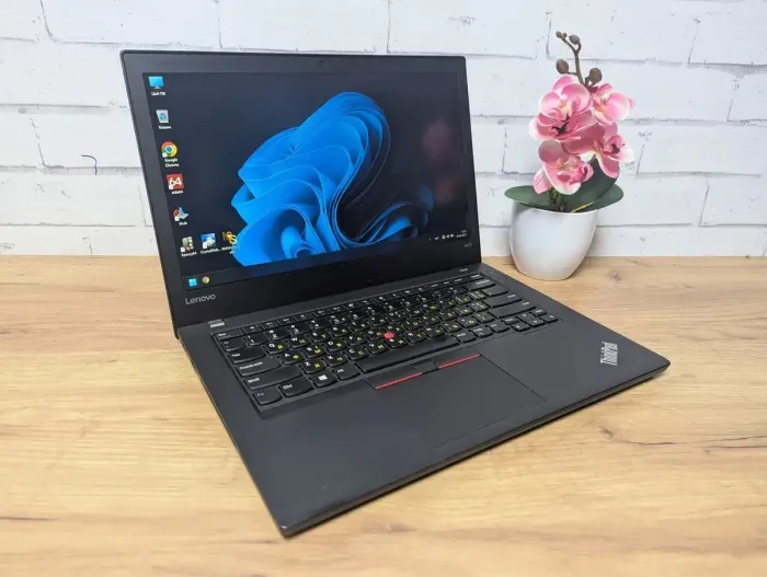 Ноутбук Lenovo ThinkPad A475 / 14" (1920x1080) IPS Touch / AMD Pro A12-8830B (4 ядра по 2.5 - 3.4 GHz) / 16 GB DDR4 / 256 GB SSD / AMD Radeon R7 Graphics / WebCam б/в - зображення 6
