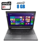 Ноутбук Б-клас Lenovo G50-45 / 15.6" (1366x768) TN / AMD E1-6010 (2 ядра по 1.35 GHz) / 8 GB DDR3 / 120 GB SSD / AMD Radeon R2 Graphics / WebCam б/в