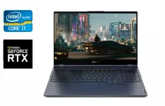 Ігровий ноутбук Б-клас Lenovo Legion 7 15IMH05H / 15.6" (1920x1080) IPS / Intel Core i7-10750H (6 (12) ядер по 2.6 - 5.0 GHz) / 32 GB DDR4 / 1000 GB SSD / nVidia GeForce RTX 2080 Super Max-Q, 8 GB GDDR6, 256-bit / WebCam / Windows 10 Home б/в