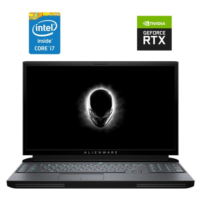 Ігровий ноутбук Б-класу Dell Alienware Area-51m / 17,3" (1920x1080) IPS / Intel Core i7-9700K (8 ядер по 3,6 - 4,9 ГГц) / 32 ГБ DDR4 / 256 ГБ SSD NVMe + 2000 ГБ HDD / nVidia GeForce RTX 2080, 8 ГБ GDDR6, 256-біт / WebCam б/в - зображення 1