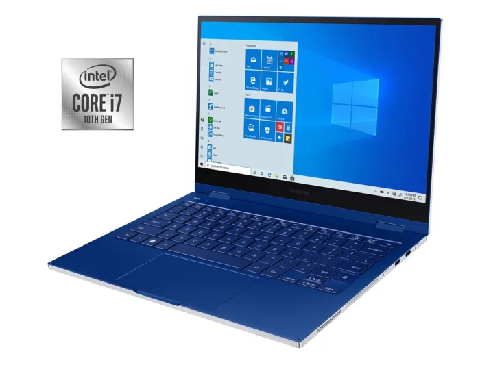 Ультрабук-трансформер Б-клас Samsung Galaxy Book Flex NP950QCG Blue / 15.6" (1920x1080) IPS / Intel Core i7-1065G7 (4 (8) ядра по 1.3 - 3.9 GHz) / 12 GB DDR4 / 512 GB SSD / Intel Iris Plus Graphics / WebCam б/в - зображення 1