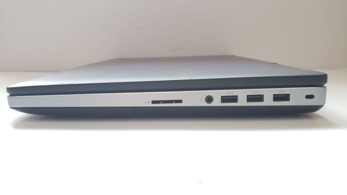 Мобільна робоча станція Dell Precision 7510 / 15,6" (1920x1080) IPS Touch / Intel Core i7-6820HQ (4 (8) ядра по 2,7 - 3,6 ГГц) / 16 ГБ DDR4 / 256 ГБ SSD M.2 + 500 ГБ HDD / AMD FirePro W5170M, 2 ГБ GDDR5, 128-біт / Веб-камера б/в - зображення 5