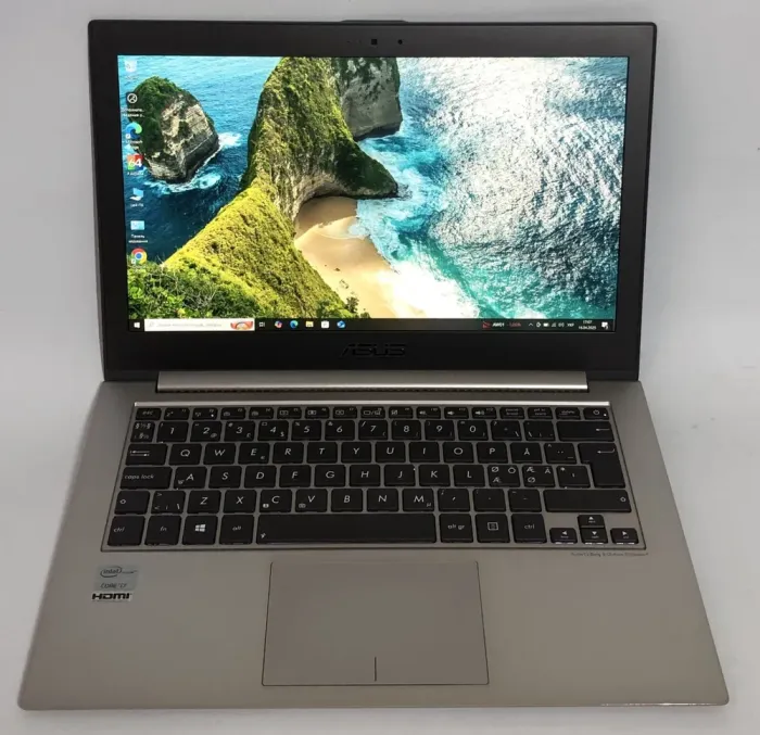 Ультрабук Б-клас Asus ZenBook UX31A / 13.3" (1920x1080) IPS / Intel Core i7-3537U (2 (4) ядра по 2.0 - 3.1 GHz) / 4 GB DDR3 / 128 GB SSD / Intel HD Graphics 4000 / WebCam б/в - зображення 2