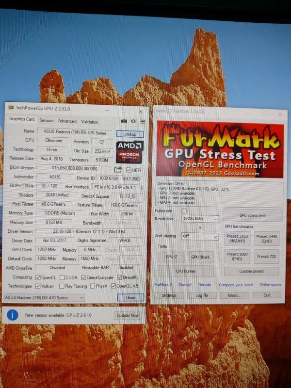 Ігровий ПК AeroCool PGS FALCON-A-BK-V1 FRGB Tower / Intel Core i7-4770 (4 (8) ядра по 3.4 - 3.9 GHz) / 24 GB DDR3 / 480 GB SSD + 500 GB HDD / AMD Radeon RX 470, 4 GB GDDR5, 256-bit / 350W б/в - зображення 11