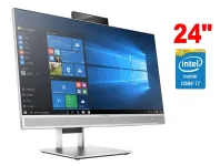 Моноблок HP EliteOne 800 G5 All-in-One / 24" (1920x1080) IPS / Intel Core i7-9700 (8 ядер по 3.0 - 4.7 GHz) / 16 GB DDR4 / 256 GB SSD / Intel UHD Graphics 630 / WebCam / Wi-Fi / Win 10 б/в