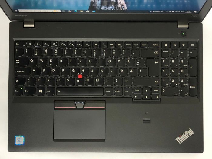 Мобільна робоча станція Lenovo ThinkPad P50s / 15.6" (1920x1080) IPS / Intel Core i7-6500U (2 (4) ядра по 2.5 - 3.1 GHz) / 8 GB DDR3 / 256 GB SSD / nVidia Quadro M500M, 2 GB DDR3, 64-bit / WebCam / Win 10 Pro / Дві АКБ б/в - зображення 8