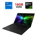Ігровий ноутбук Razer Blade 14 RZ09-0195 / 14" (1920x1080) IPS / Intel Core i7-7700HQ (4 (8) ядра по 2.8 - 3.8 GHz) / 16 GB DDR4 / 512 GB SSD / nVidia GeForce GTX 1060, 6 GB GDDR5, 192-bit / WebCam б/в