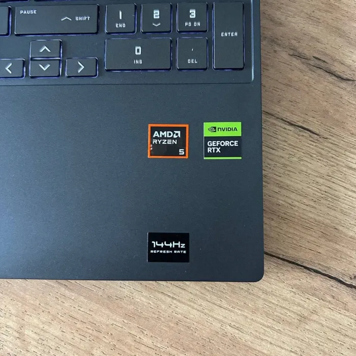 Ігровий ноутбук HP Victus 15-fb2082wm / 15.6" (1920x1080) IPS / AMD Ryzen 5 8645HS (6 (12) ядер по 4.3 - 5.0 GHz) / 8 GB DDR5 / 512 GB SSD / nVidia GeForce RTX 4050, 6 GB GDDR6, 96-bit / WebCam б/в - зображення 8