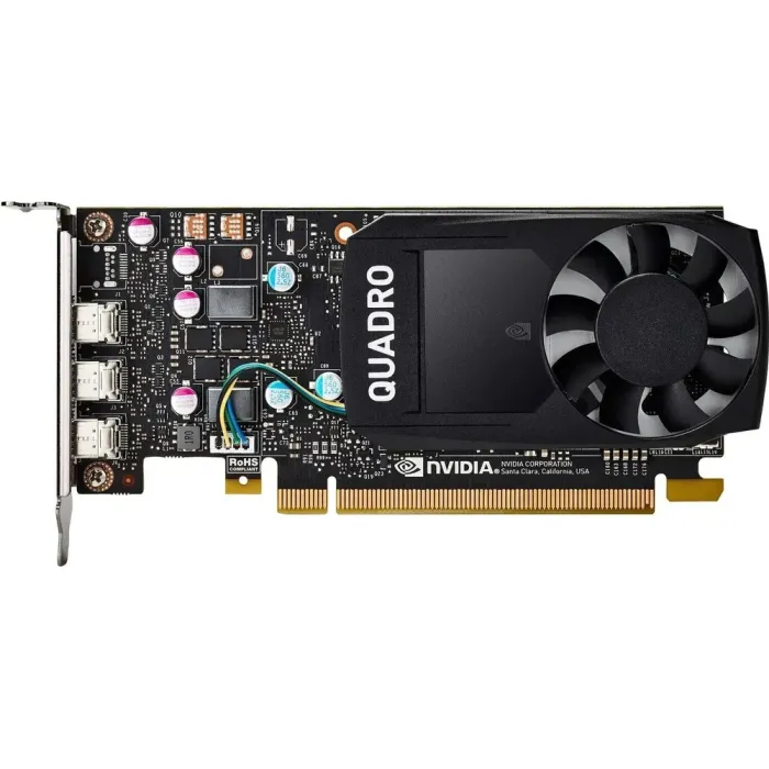 Дискретна відеокарта nVidia Quadro P400, 2 GB GDDR5, 64-bit / 3x Mini DisplayPort / (VCQP400) б/в - зображення 1