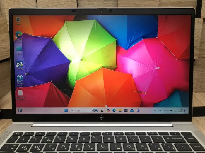 Ультрабук Б-клас HP EliteBook 845 G7 / 14" (1920х1080) IPS / AMD Ryzen 5 Pro 4650U (6 (12) ядер по 2.1 - 4.0 GHz) / 8 GB DDR4 / 256 GB SSD M.2 / AMD Radeon RX Vega 6 Graphics / WebCam / HDMI / Fingerprint б/в - зображення 3