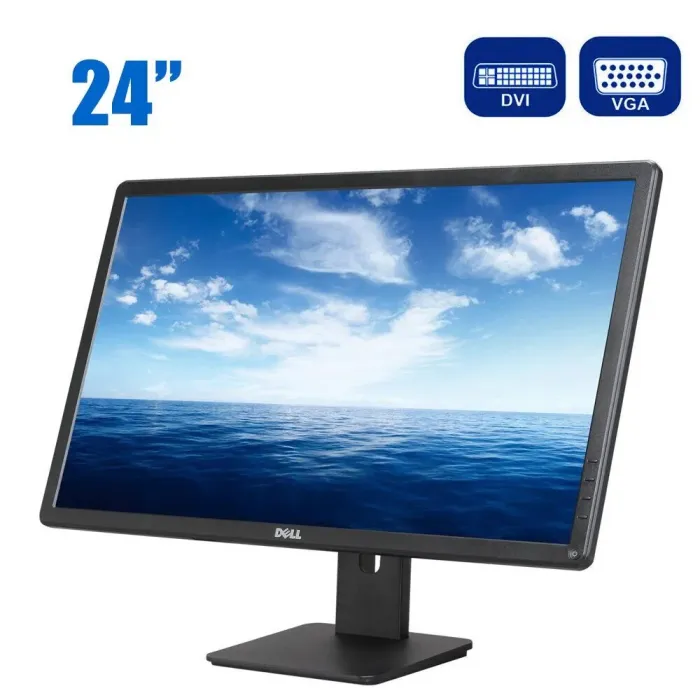 Монітор Dell E2414H / 24" (1920x1080) TN / DVI, VGA б/в - зображення 1