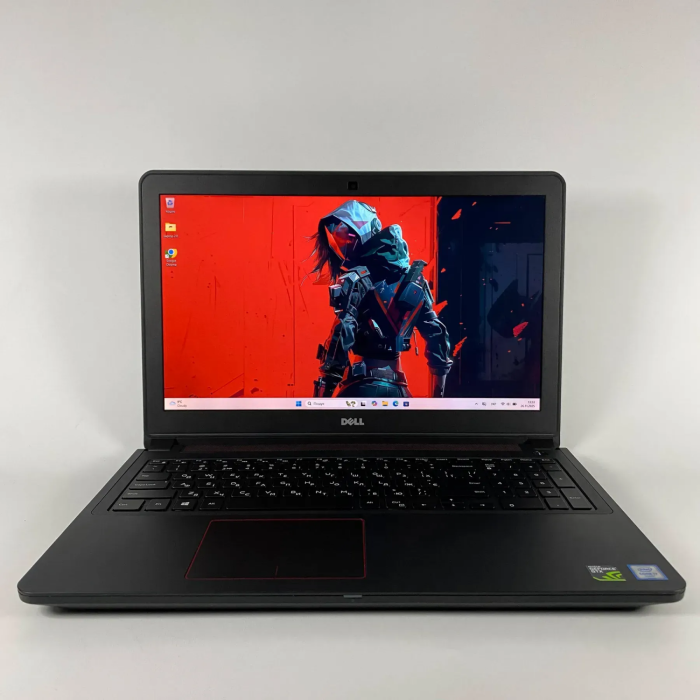 Ігровий ноутбук Б-класу Dell Inspiron 7559 / 15,6" (1920x1080) IPS / Intel Core i5-6300HQ (4 ядра по 2,3 - 3,2 ГГц) / 16 ГБ DDR3 / 128 ГБ SSD + 1000 ГБ HDD / nVidia GeForce GTX 960M, 4 ГБ GDDR5, 128-біт / Веб-камера / HDMI б/в - зображення 2