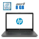 Ноутбук Б-клас HP 17-BY0061CL / 17.3" (1600x900) TN / Intel Core i3-8130U (2 (4) ядра по 2.2 - 3.4 GHz) / 8 GB DDR4 / 512 GB SSD M.2 / Intel UHD Graphics 620 / WebCam / Win 10 Home б/в