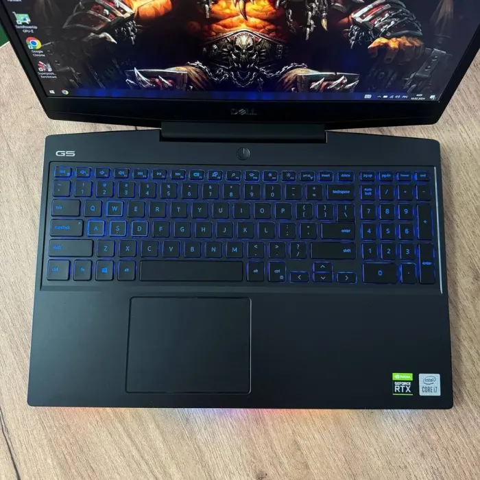 Ігровий ноутбук Dell G5 5500 / 15.6" (1920x1080) IPS / Intel Core i7-10750H (6 (12) ядер по 2.6 - 5.0 GHz) / 16 GB DDR4 / 512 GB SSD / nVidia GeForce RTX 2060, 6 GB GDDR6, 192-bit / WebCam б/в - зображення 7