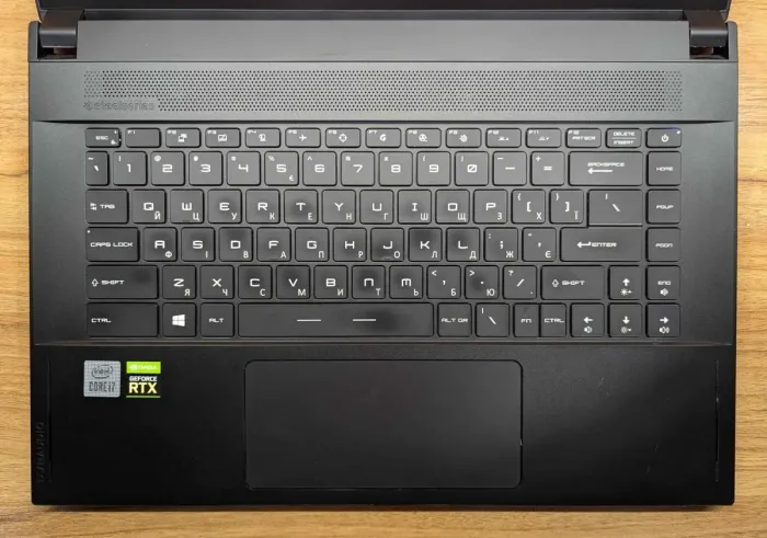 Ігровий ноутбук MSI GS66 / 15,6" (1920x1080) IPS / Intel Core i7-10750H (6 (12) ядер по 2,6 - 5,0 ГГц) / 16 ГБ DDR4 / 1000 ГБ SSD / nVidia GeForce RTX 2070, 8 ГБ GDDR6, 256-біт / Веб-камера / Windows 10 б/в - зображення 3