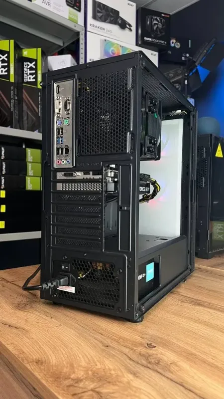 Збірка на замовлення: ігровий ПК 2E Gaming Galaxy G2055 Tower / Intel Core i5-11400F (6 (12) ядер по 2,6 - 4,4 ГГц) / 16 ГБ DDR4 / 500 ГБ SSD M.2 / nVidia GeForce RTX 3050, 8 ГБ GDDR6, 128-bit / 600 Вт б/в - зображення 4