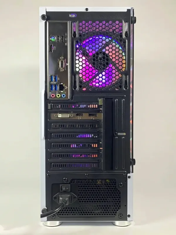 Ігровий ПК 1STPlayer DK-D4 / AMD Ryzen 5 5500 (6 (12) ядер по 3.6 - 4.2 GHz) / 16 GB DDR4 / 128 GB SSD + 1000 GB HDD / AMD Radeon RX 580 2048SP, 8 GB GDDR5, 256-bit / 500 W / ASRock A520M-HVS б/в - зображення 8