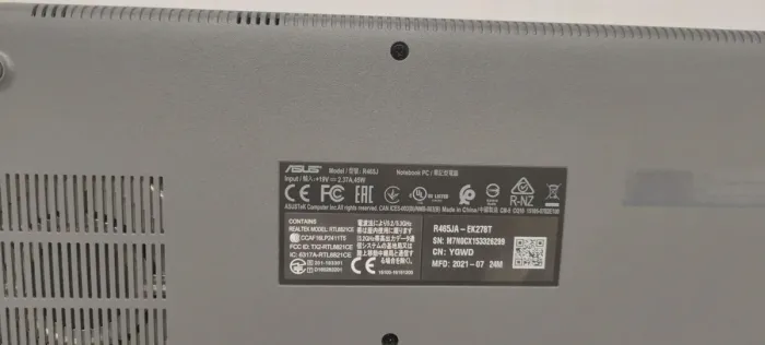 Ноутбук Asus R465J / 14" (1920x1080) TN / Intel Core i3-1005G1 (2 (4) ядра по 1.2 - 3.4 GHz) / 8 GB DDR4 / 512 GB SSD / Intel UHD Graphics / WebCam / АКБ NEW б/в - зображення 8