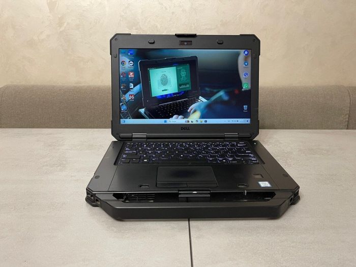 Захищений ноутбук Б-класу Dell Latitude 5420 Rugged / 14" (1920x1080) IPS Touch / Intel Core i5-8350U (4 (8) ядра по 1.7 - 3.6 GHz) / 16 GB DDR4 / 256 GB SSD M.2 / Intel UHD Graphics 620 / WebCam / Стилус / Два АКБ б/в - изображение 2