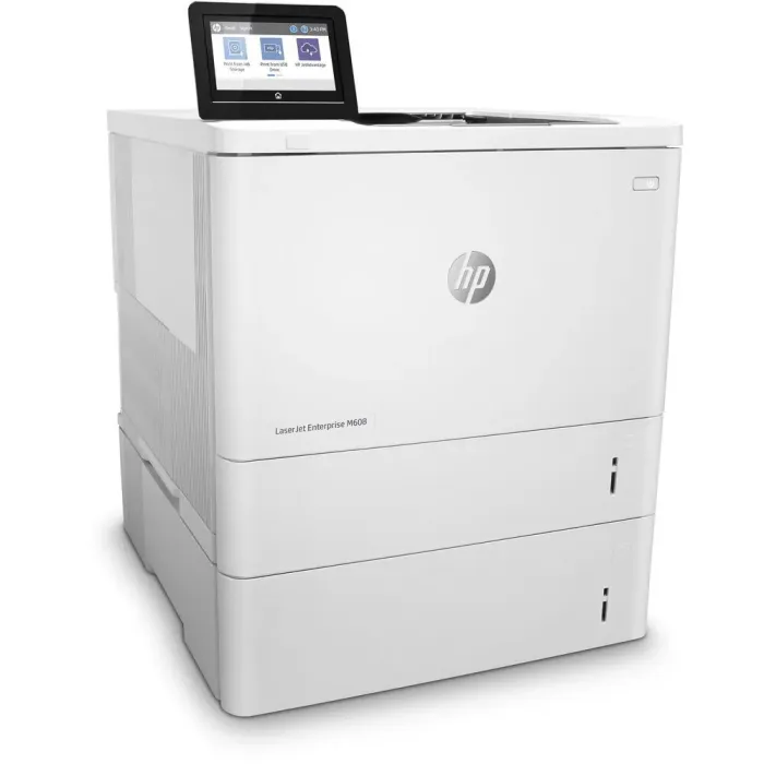 Принтер HP LaserJet Enterprise M608x / Лазерний монохромний друк / 1200x1200 dpi / A4 / 65 стор/хв / Ethernet, USB 2.0 / Wi-Fi б/в - зображення 2