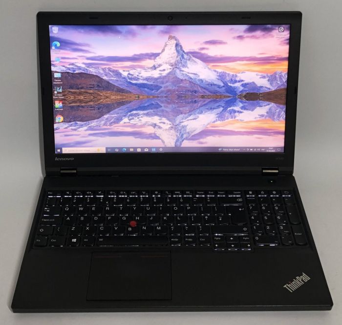 Мобільна робоча станція Lenovo ThinkPad W540 / 15.6" (1920x1080) TN / Intel Core i7-4800MQ (4 (8) ядра по 2.7 - 3.7 GHz) / 8 GB DDR3 / 256 GB SSD / nVidia Quadro K1100M, 2 GB GDDR5, 128-bit / WebCam / DVD-ROM / Win 10 Pro б/в - зображення 2