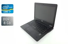 Нетбук Б-клас Dell Latitude E7250 / 12.5" (1366x768) TN / Intel Core i7-5600U (2 (4) ядра по 2.6 - 3.2 GHz) / 8 GB DDR3 / 256 GB SSD / Intel HD Graphics 5500 / WebCam / Fingerprint / Windows 10 б/в