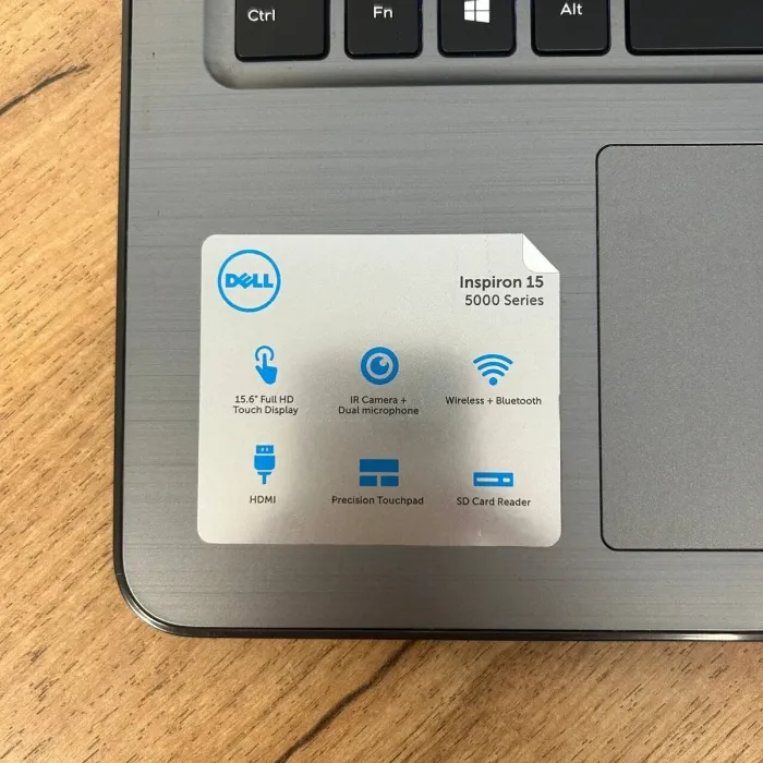 Ноутбук Б-клас Dell Inspiron 5567 / 15.6" (1920x1080) IPS Touch / Intel Core i7-7500U (2 (4) ядра по 2.7 - 3.5 GHz) / 16 GB DDR4 / 256 GB SSD / AMD Radeon R7 M445, 4 GB GDDR5, 64-bit / WebCam б/у - зображення 8