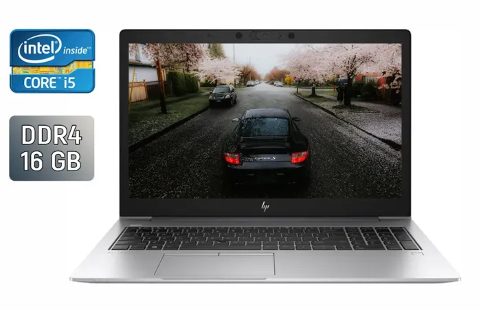 Ультрабук HP EliteBook 850 G6 / 15.6" (1920x1080) IPS / Intel Core i5-8365U (4 (8) ядра по 1.6 - 4.1 GHz) / 16 GB DDR4 / 512 GB SSD / Intel UHD Graphics / WebCam / Fingerprint / Windows 10 б/в - зображення 1