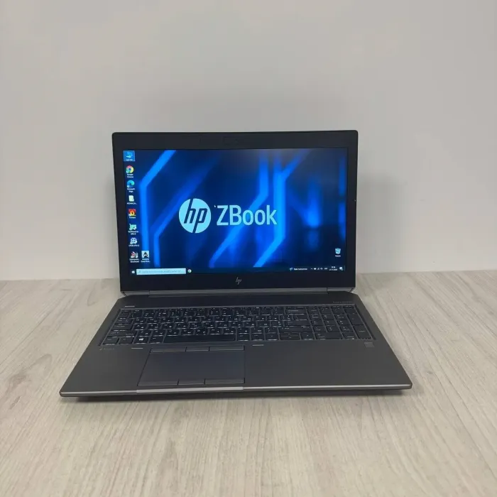 Мобільна робоча станція HP Zbook 15 G5 / 15,6" (1920x1080) IPS / Intel Core i9-8950H (6 (12) ядра по 2,9 - 4,8 ГГц) / 32 ГБ DDR4 / 480 ГБ SSD / nVidia Quadro P2000, 4 ГБ GDDR5, 128-біт / WebCam б/в - зображення 2