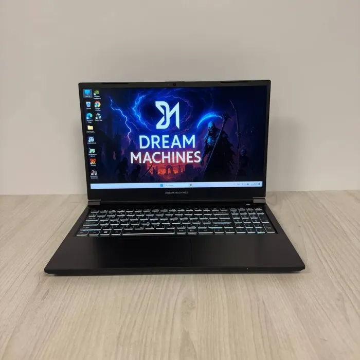 Ігровий ноутбук Б-класу Dream Machines RG2050-15 NP50RNA / 15.6" (1920x1080) IPS / Intel Core i5-12450H (8 (12) ядер по 2.0 - 4.4 GHz) / 16 GB DDR4 / 512 GB SSD NVMe / nVidia GeForce RTX 2050, 4 GB GDDR6, 64-bit / WebCam б/в - зображення 2