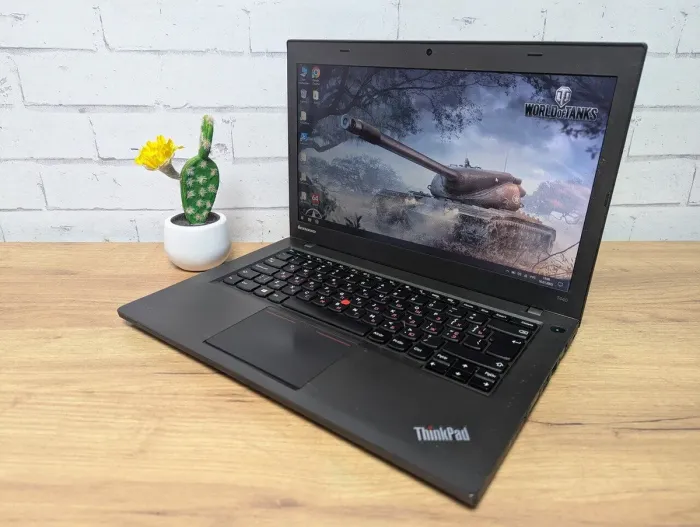 Ноутбук Б-клас Lenovo ThinkPad T440 / 14" (1600x900) TN / Intel Core i5-4300U (2 (4) ядра по 1.9 - 2.9 GHz) / 8 GB DDR3 / 128 GB SSD / Intel HD Graphics 4400 / WebCam б/в - зображення 6