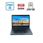 Ультрабук Dell Latitude 5480 / 14" (1920x1080) IPS / Intel Core i5-6300U (2 (4) ядра по 2.4 - 3.0 GHz) / 8 GB DDR4 / 256 GB SSD / Intel HD Graphics 520 / WebCam / HDMI / Windows 10 б/в