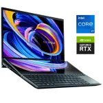 Ігровий ноутбук Б-класу Asus ZenBook Pro Duo UX582ZS / 15,6" (3840x2160) OLED / Intel Core i7-11800H (8 (16) ядер по 1.9 - 4.6 GHz) / 32 GB DDR4 / 1000 GB SSD NVMe / nVidia GeForce RTX 3080, 8 GB GDDR6, 256-bit / WebCam б/в