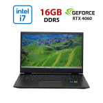 Ігровий ноутбук Б-класу HP Omen 17-cm2075nr / 17,3" (1920x1080) IPS / Intel Core i7-13700HX (16 (24) ядер по 1,5 - 5,0 ГГц) / 16 ГБ DDR5 / 960 ГБ SSD / nVidia GeForce RTX 4060, 8 ГБ GDDR6, 128-біт / WebCam б/в