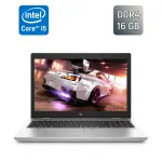 Ноутбук Б-клас HP ProBook 650 G5 / 15.6" (1920x1080) IPS / Intel Core i5-8365U (4 (8) ядра по 1.6 - 4.1 GHz) / 16 GB DDR4 / 256 GB SSD / Intel UHD Graphics / WebCam / TouchID б/в